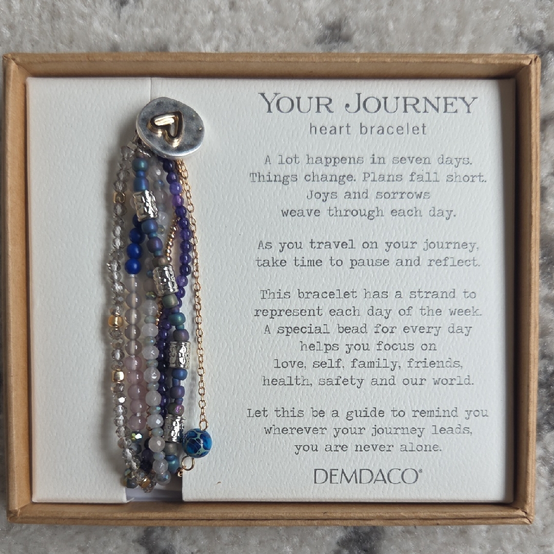 Demdaco Your Journey Heart Bracelet 28$